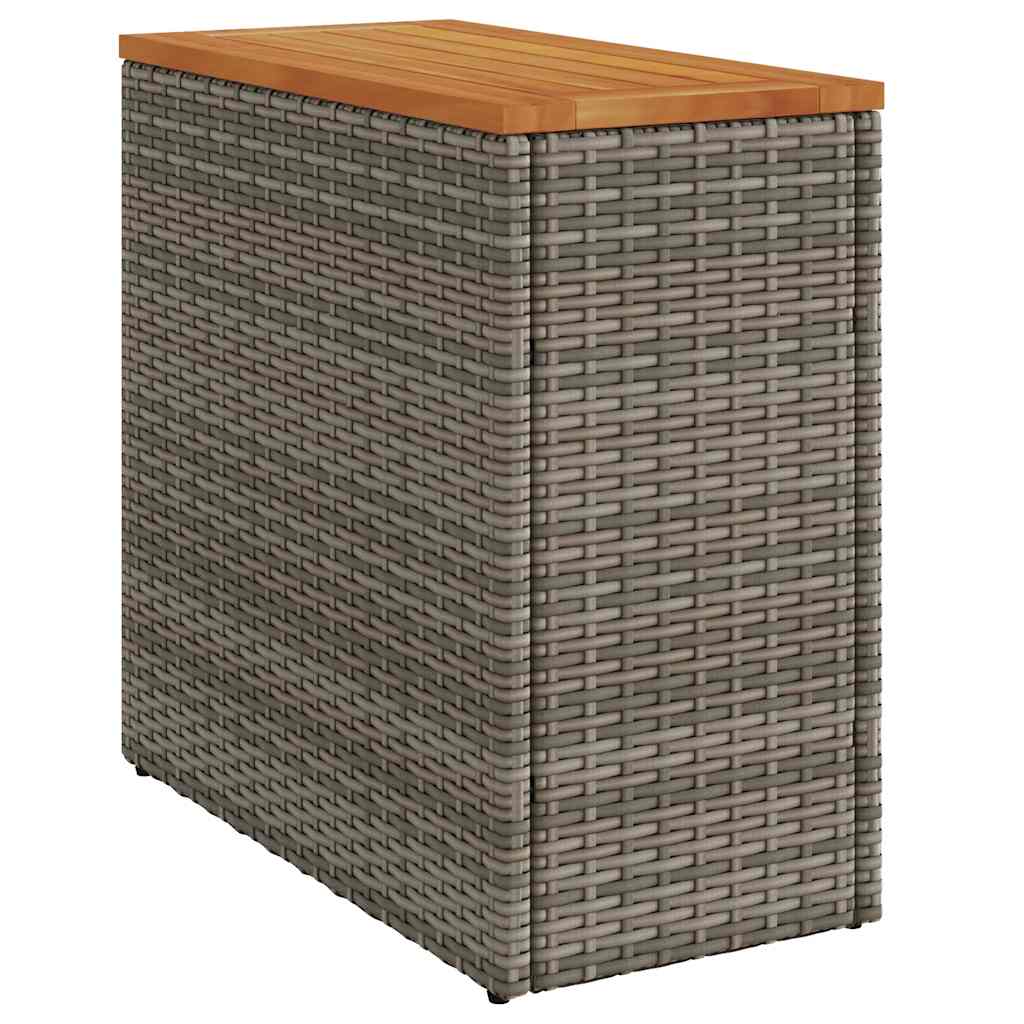 Table d'appoint de jardin design en résine, bois ou verre | Salerno