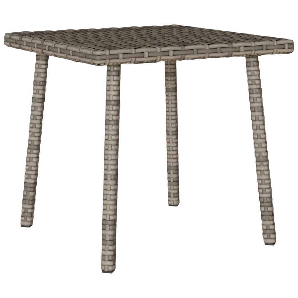 Table d'appoint de jardin design en résine tressée | Pavia
