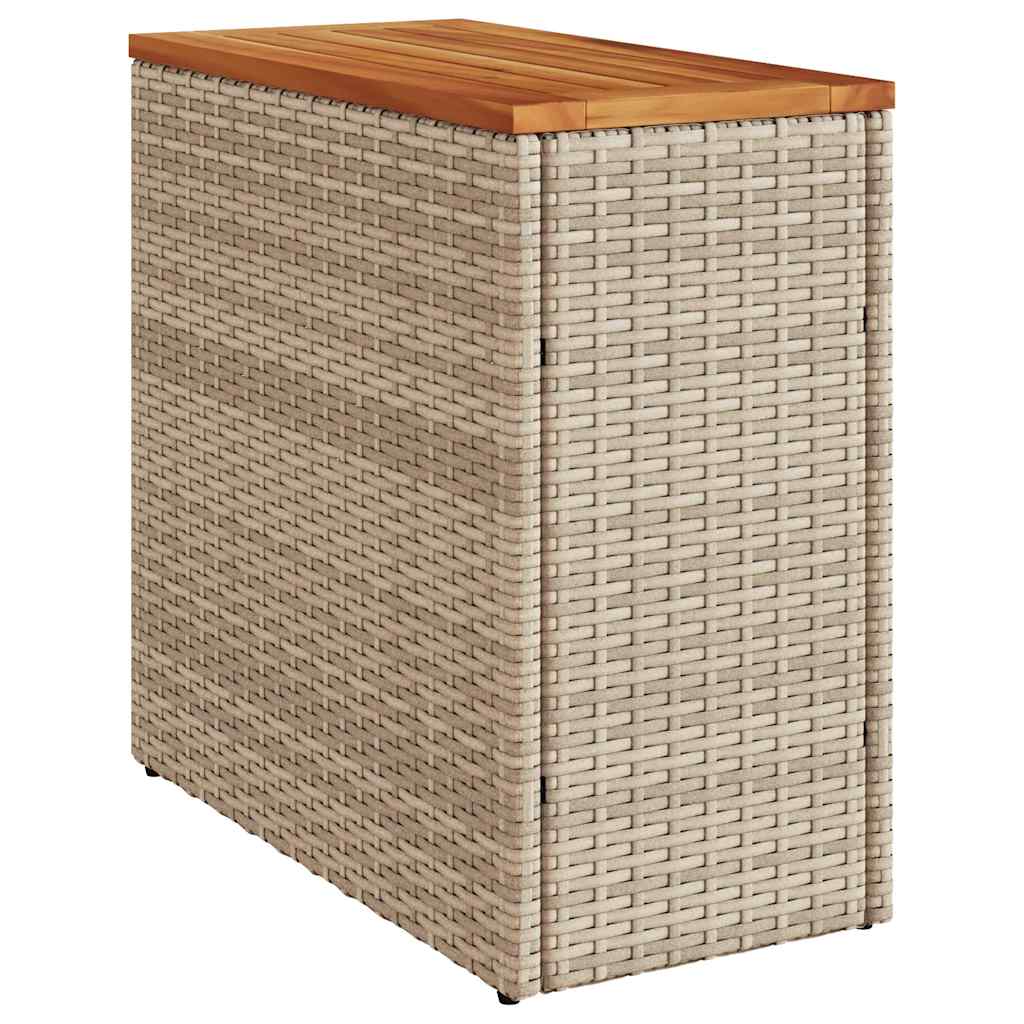 Table d'appoint de jardin design en résine, bois ou verre | Salerno