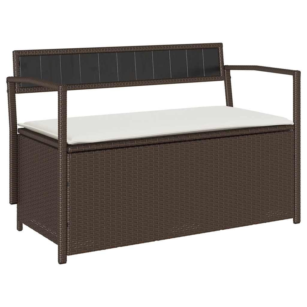 Banc coffre de rangement extérieur avec coussin d'assise | Pescara