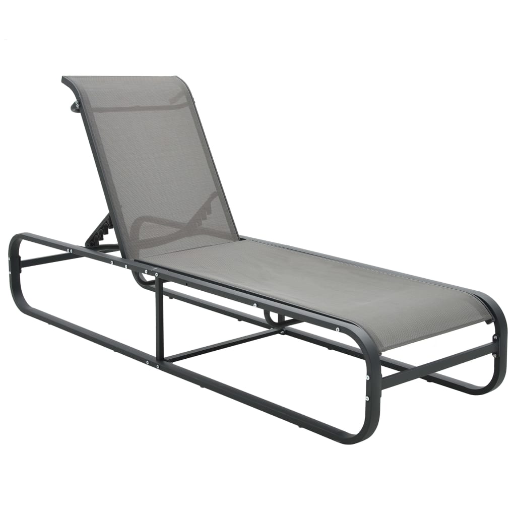 Bain de soleil en aluminium et textilène | Riviera