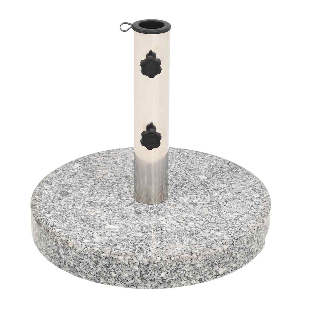 Socle de parasol rond en granit massif 20kg | Etna
