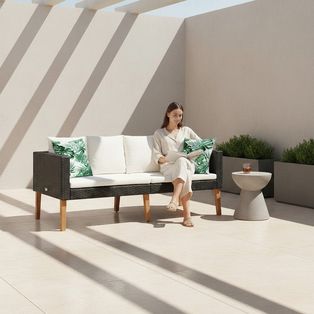 Coussins d'extérieur pour salon de jardin, lot de 4 | Perugia