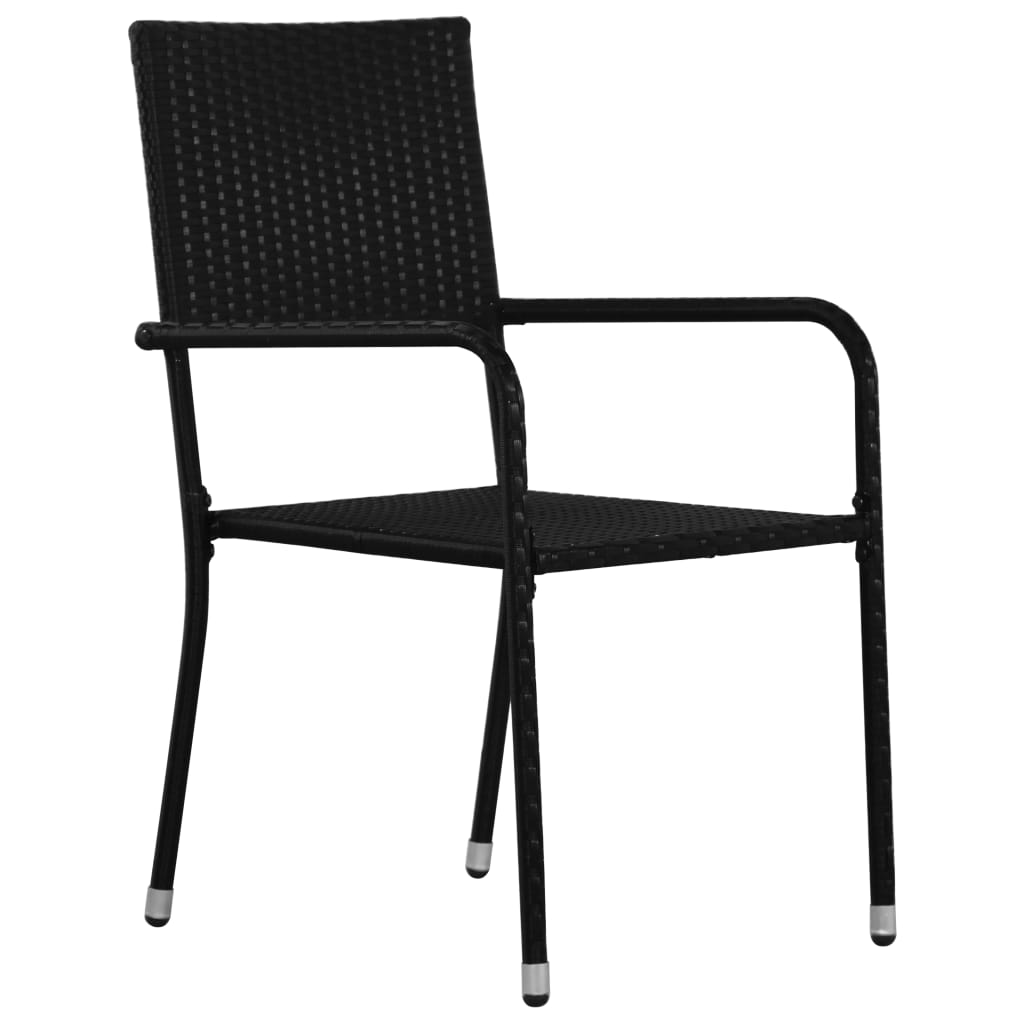 Chaise de jardin en résine tressée, lot de 2 | Arezzo