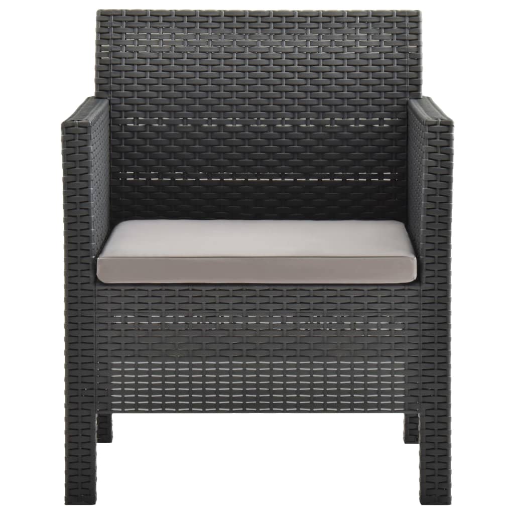 Fauteuil de jardin confortable en résine aspect rotin | Treviso