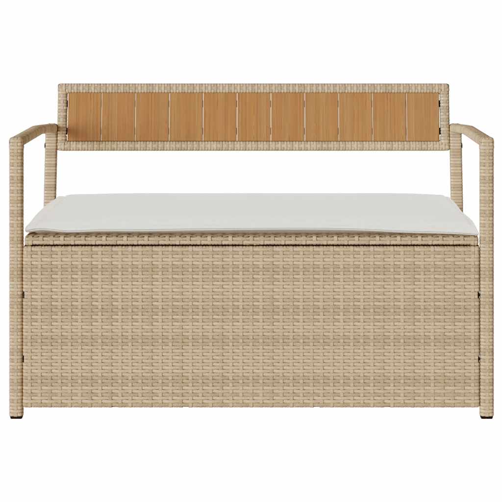 Banc coffre de rangement extérieur avec coussin d'assise | Pescara