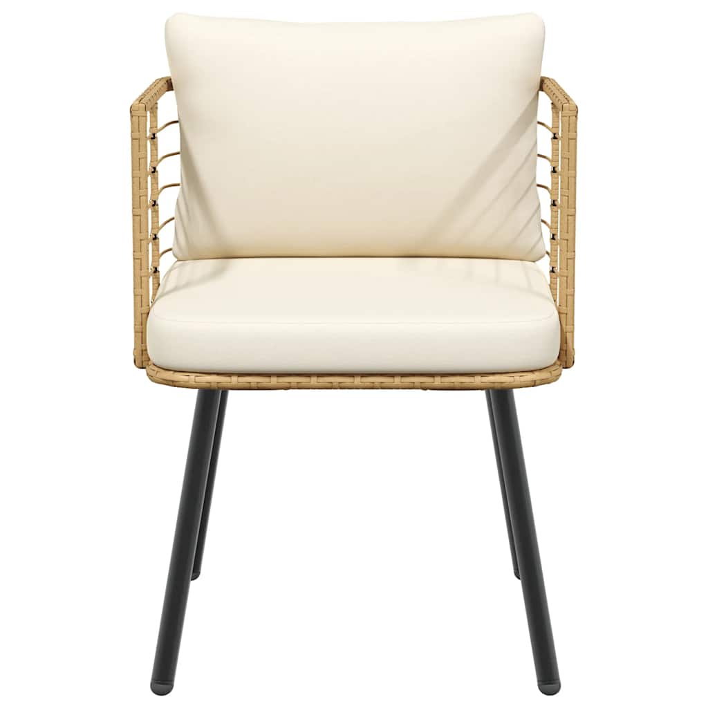 Chaise de jardin en résine tressée avec coussins | Livorno