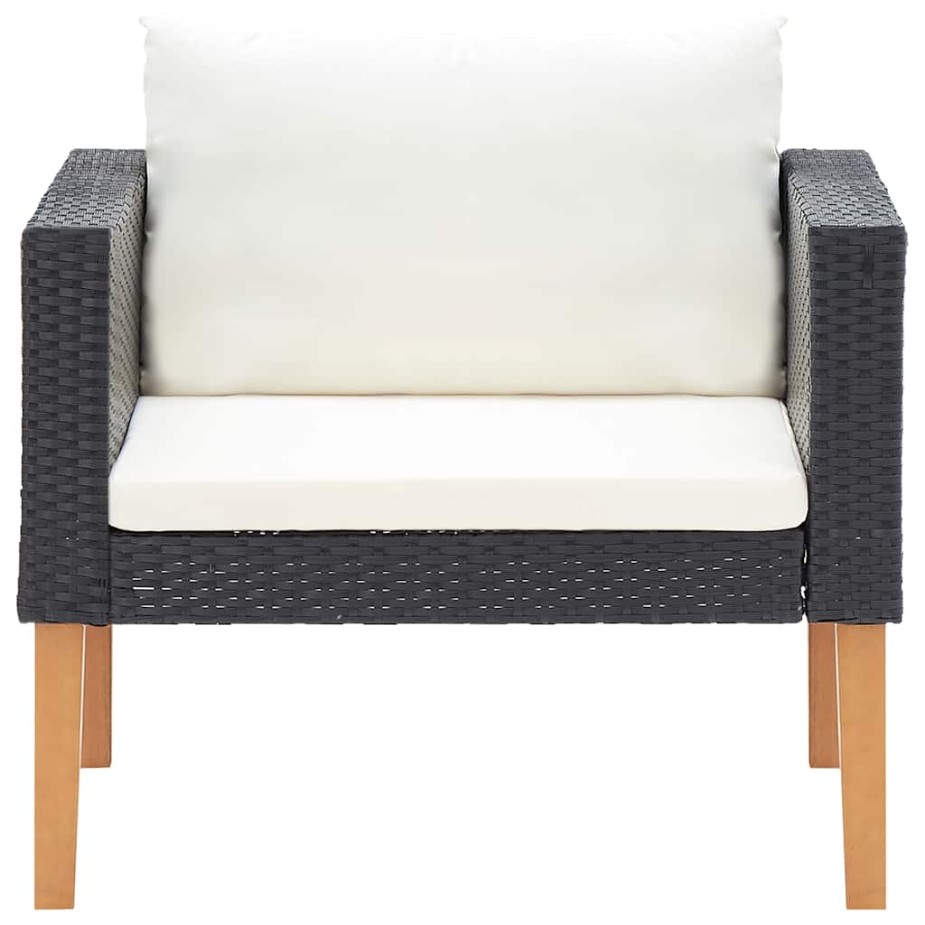 Fauteuil de jardin confortable en résine tressée | Capri
