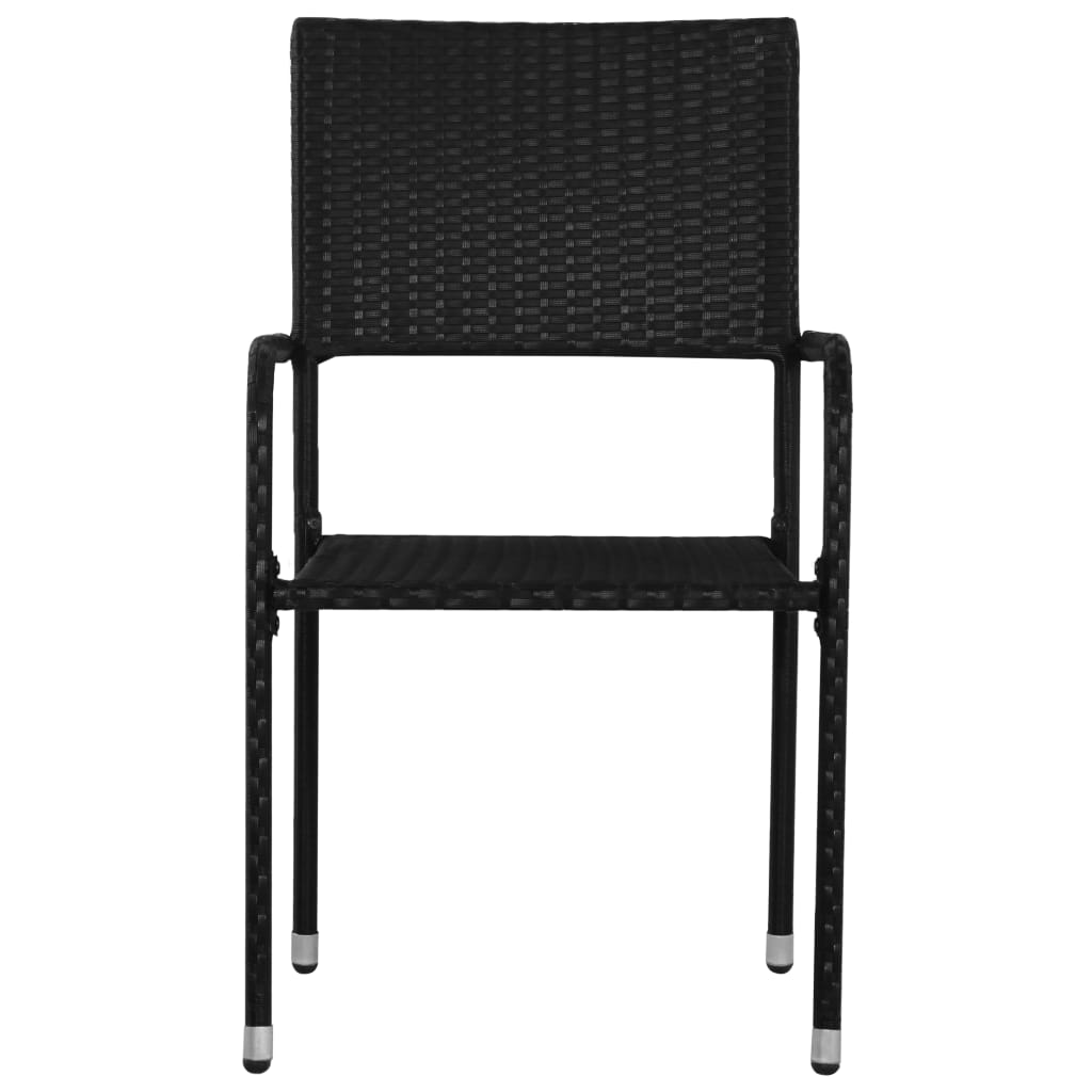 Chaise de jardin en résine tressée, lot de 2 | Arezzo