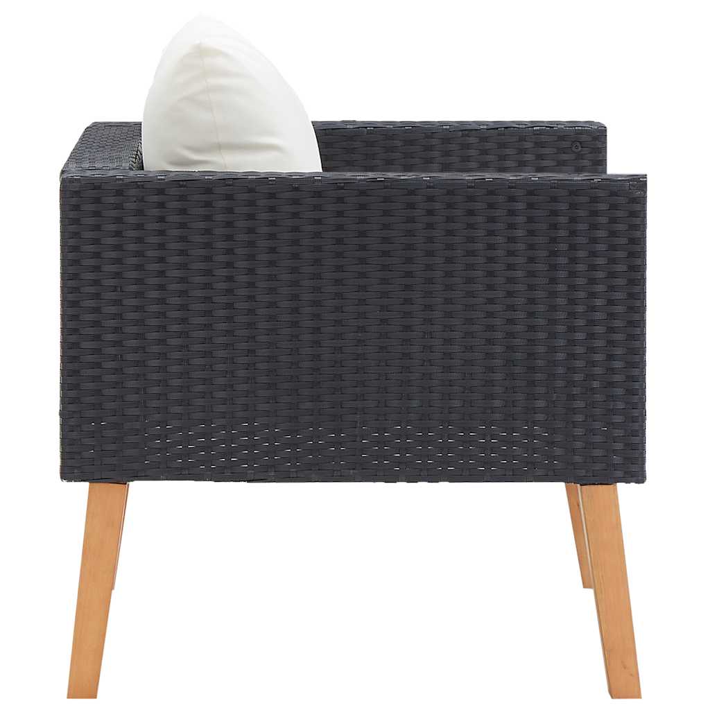 Fauteuil de jardin confortable en résine tressée | Capri