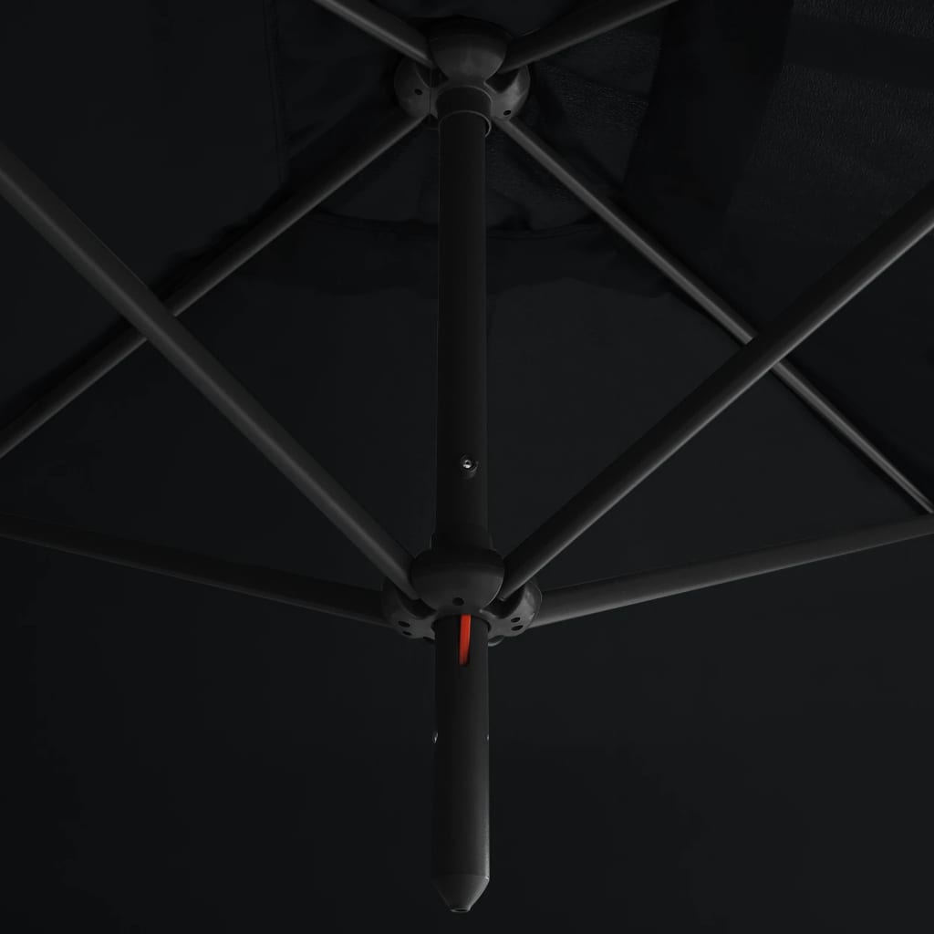 Parasol déporté double grand format 6x3 m | Marin