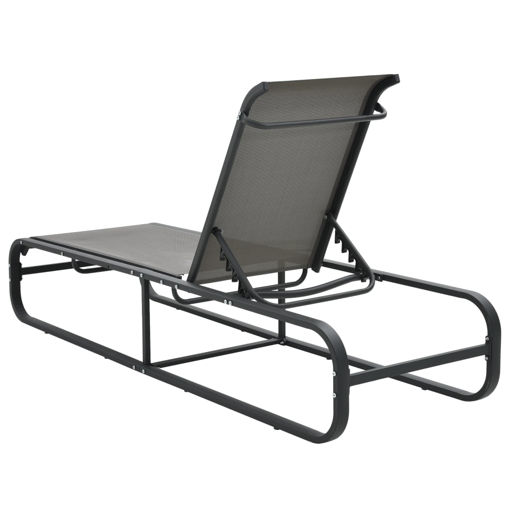 Bain de soleil en aluminium et textilène | Riviera