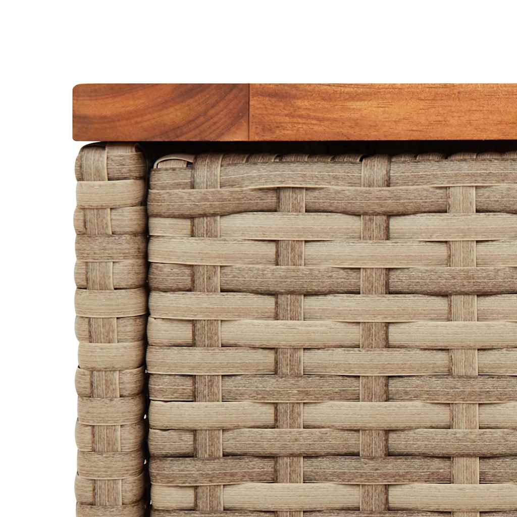 Table d'appoint de jardin design en résine, bois ou verre | Salerno