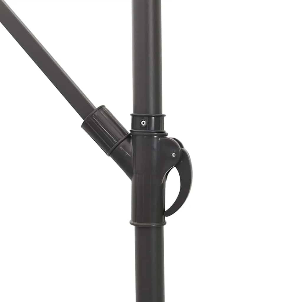 Parasol déporté style paille hawaïen avec LED | Paillote