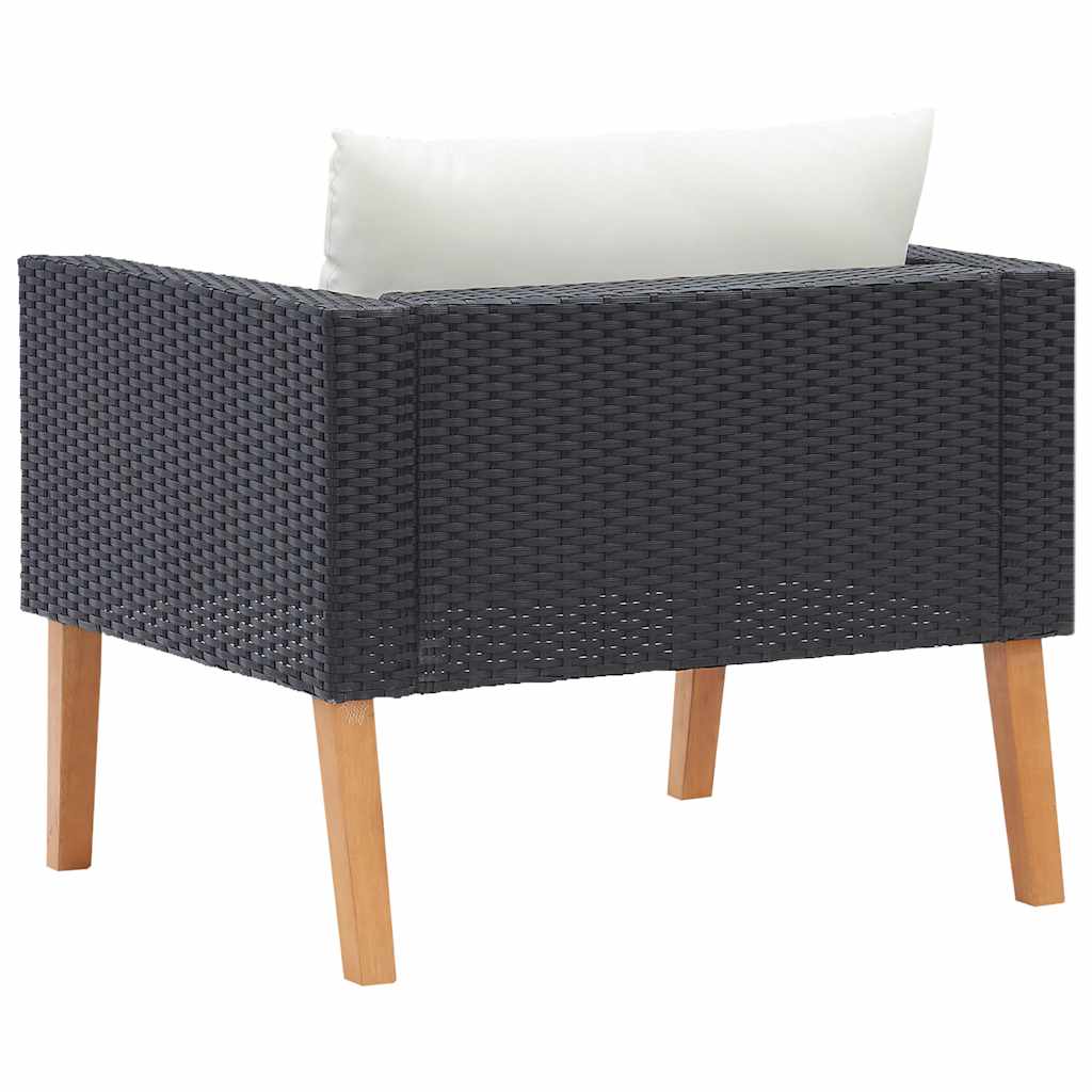 Fauteuil de jardin confortable en résine tressée | Capri