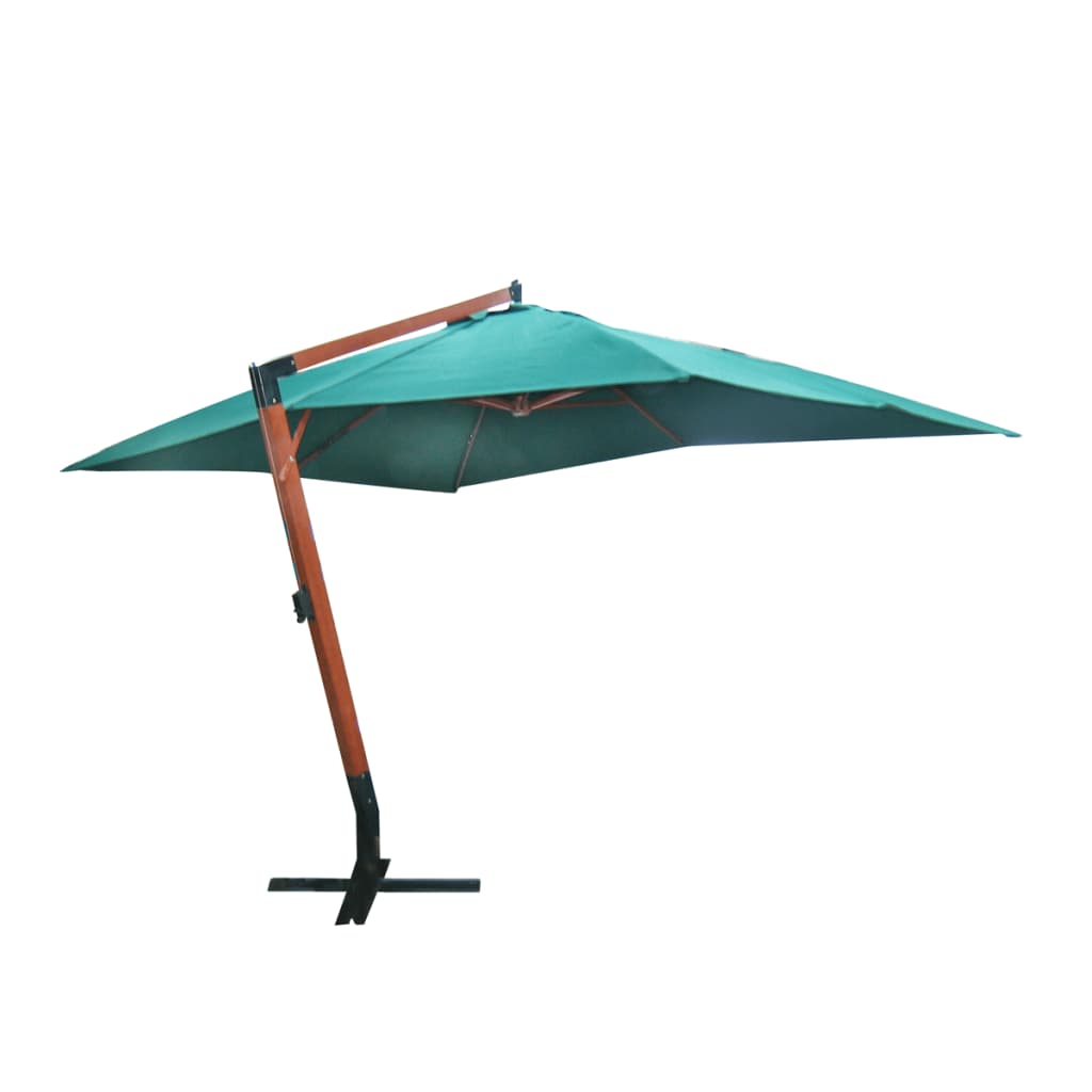Parasol déporté rectangulaire en bois 4x3 m | Sirocco