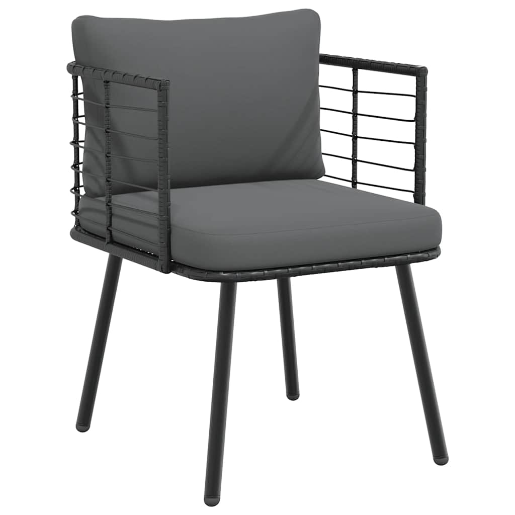 Chaise de jardin en résine tressée avec coussins | Livorno