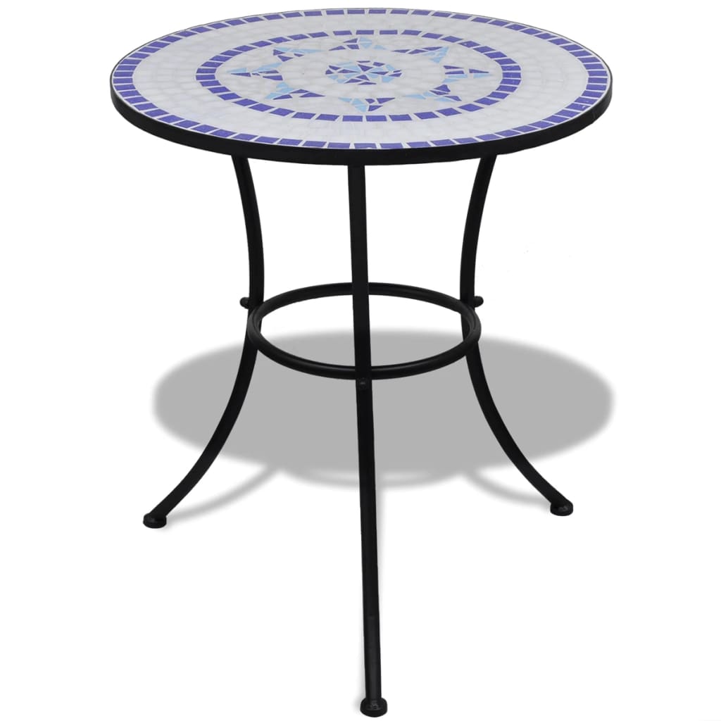 Table de jardin ronde style bistrot en mosaïque | Amalfi