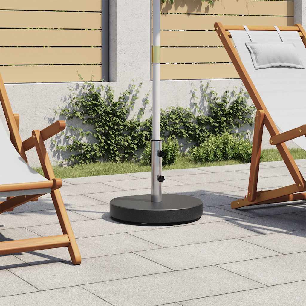 Socle de parasol rond en granit massif 20kg | Etna