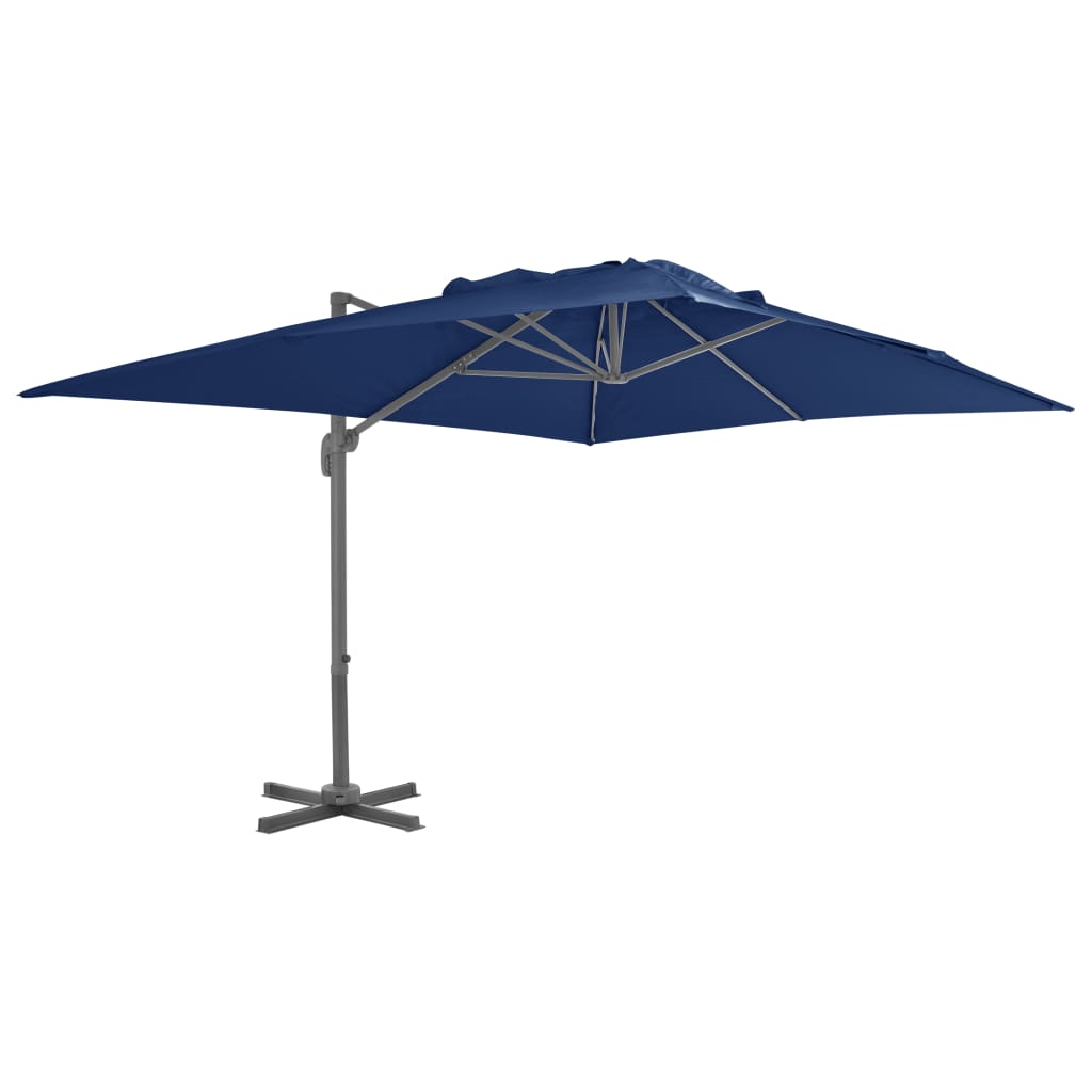 Parasol déporté rectangulaire en aluminium 4x3 m | Tramontane