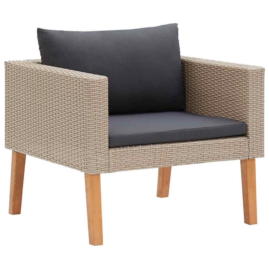 Fauteuil de jardin confortable en résine tressée | Capri