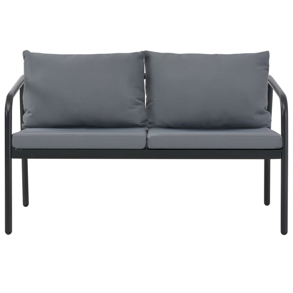 Canapé de jardin 2 places en aluminium design | Sanremo