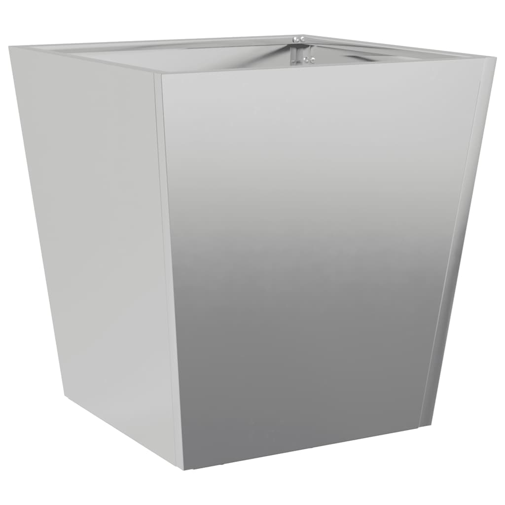 Grand pot de fleur cube en métal design | Medici
