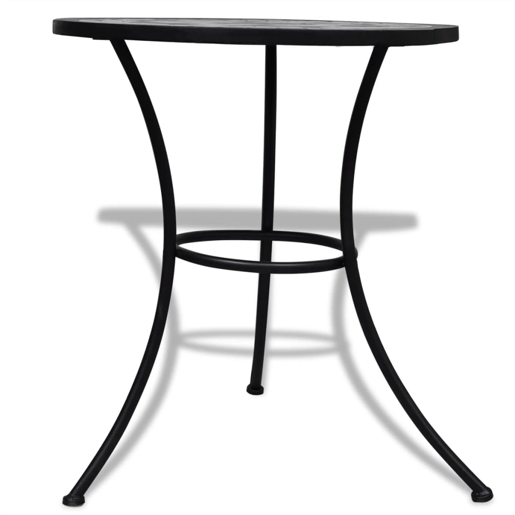 Table de jardin ronde style bistrot en mosaïque | Amalfi