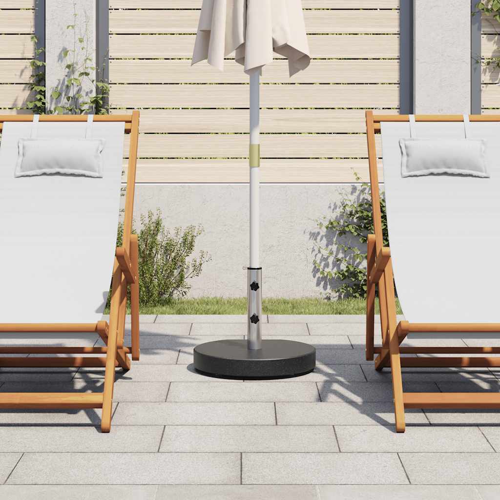 Socle de parasol rond en granit massif 20kg | Etna