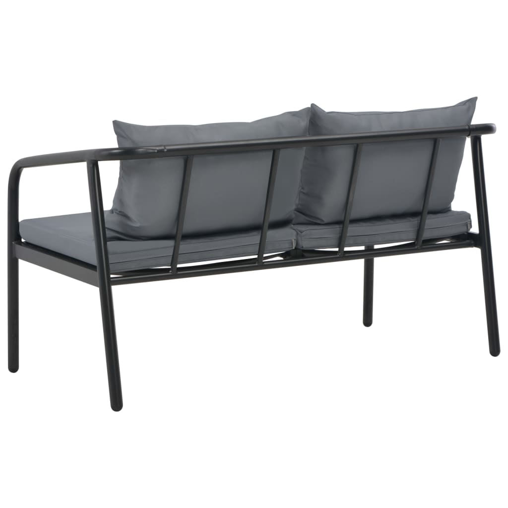Canapé de jardin 2 places en aluminium design | Sanremo