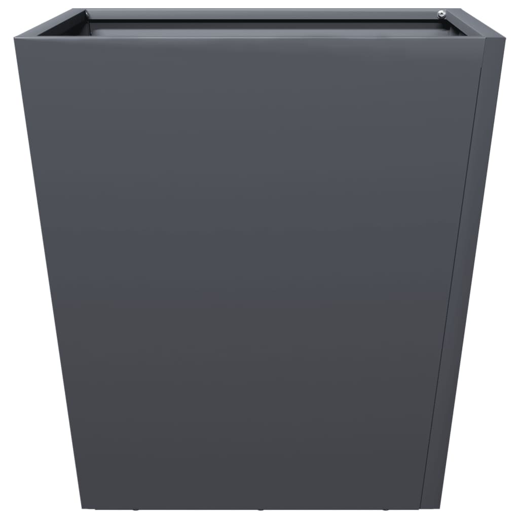 Grand pot de fleur cube en métal design | Medici