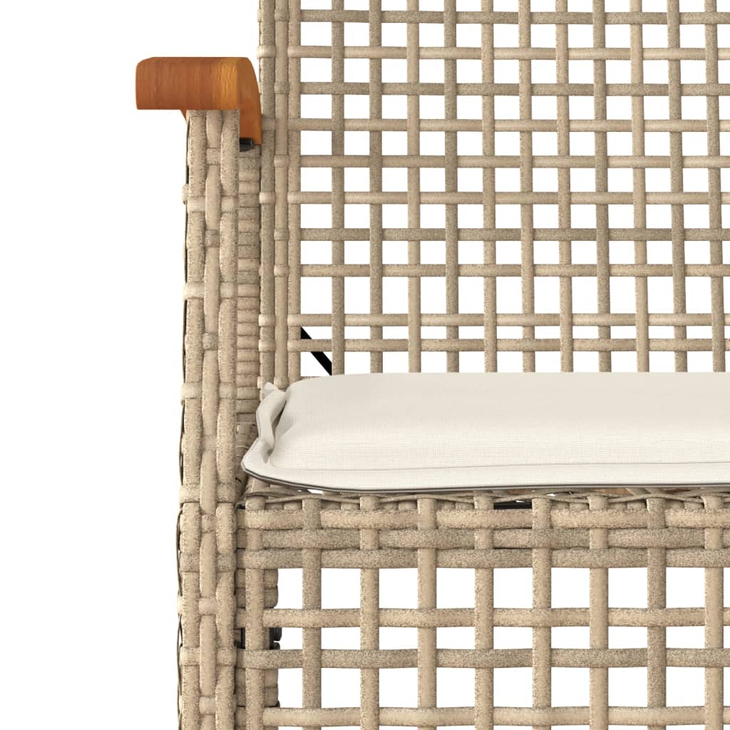 Ensemble table et chaise de jardin en bois d'acacia et résine | Verona